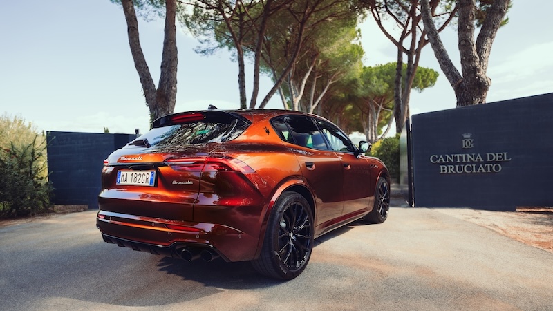 maserati grecale cantina il bruciato